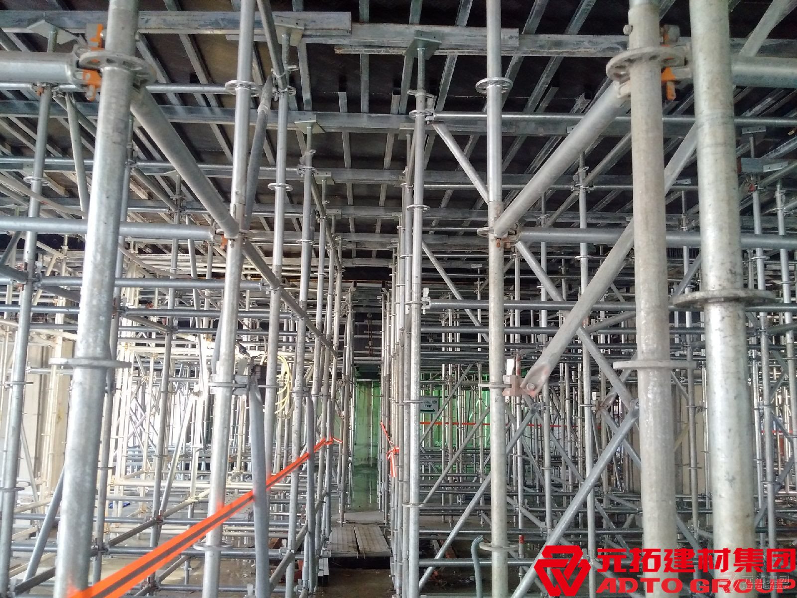 一噸60型的盤扣式腳手架能搭多大面積？